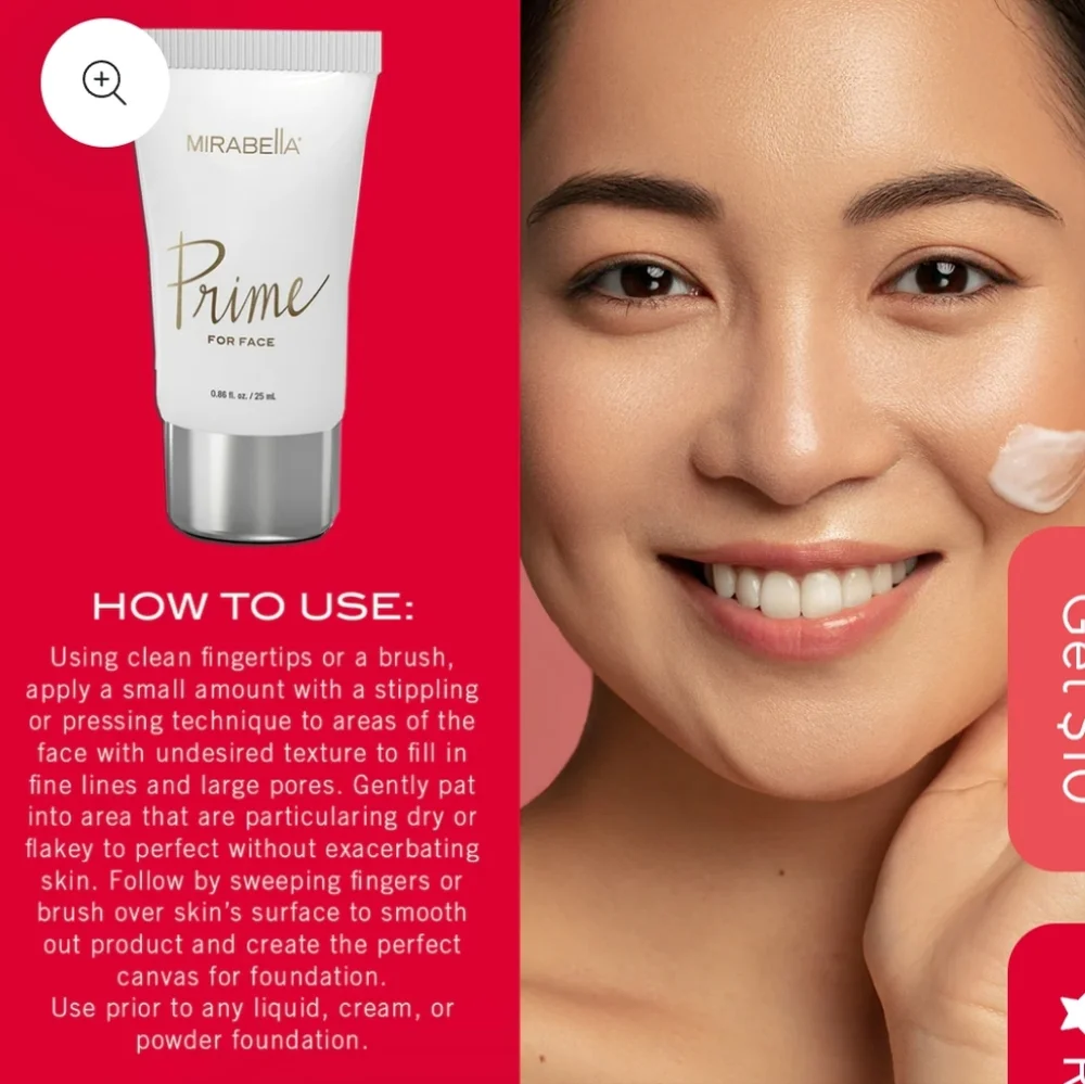 🆕 Mirabella Beauty Prime For Face Makeup Primer